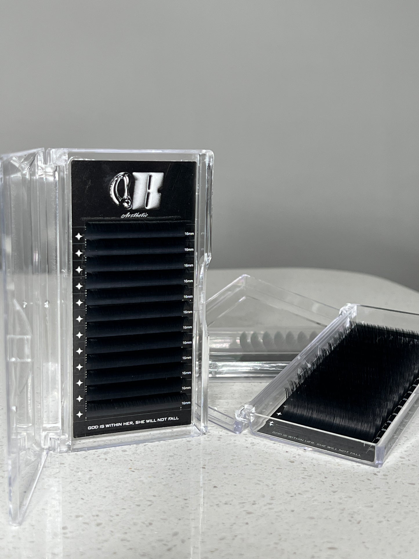 Matte Black Velvet — Lash Trays CC Curl